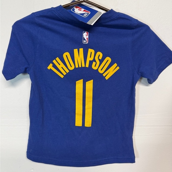 Youth Nike 11 Klay Thompson Royal Golden State Warriors  T-Shirt Size 2T - Picture 2 of 5